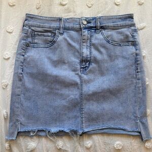 American Eagle Outfitters Light Blue Denim Skirt